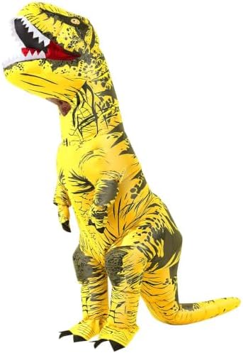 8 Colour Halloween Inflatable Dinosaur Costume Adult Fancy Dinosaur Suit Blow up Trex Costume