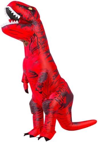 8 Colour Halloween Inflatable Dinosaur Costume Adult Fancy Dinosaur Suit Blow up Trex Costume