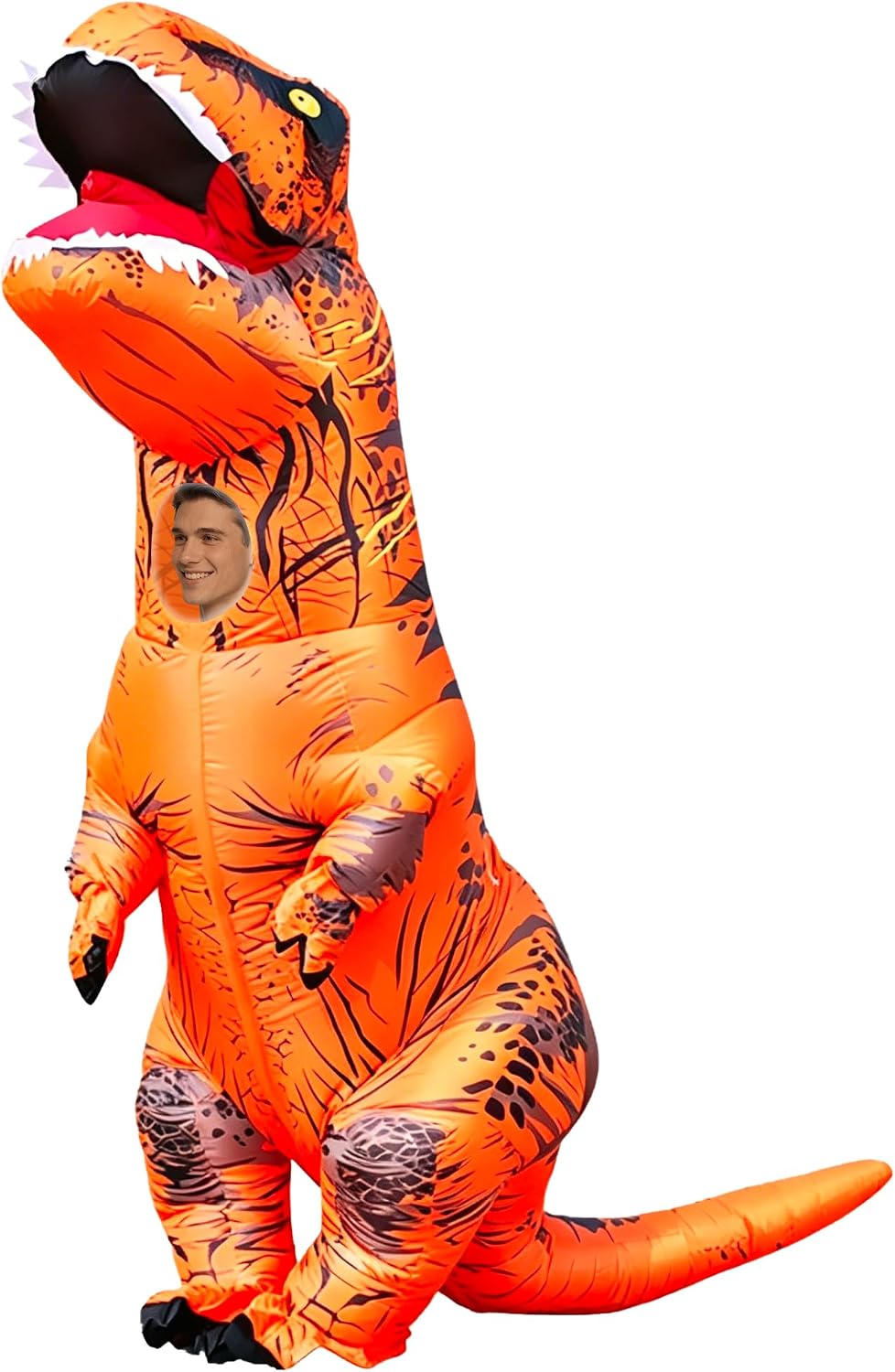 8 Colour Halloween Inflatable Dinosaur Costume Adult Fancy Dinosaur Suit Blow up Trex Costume