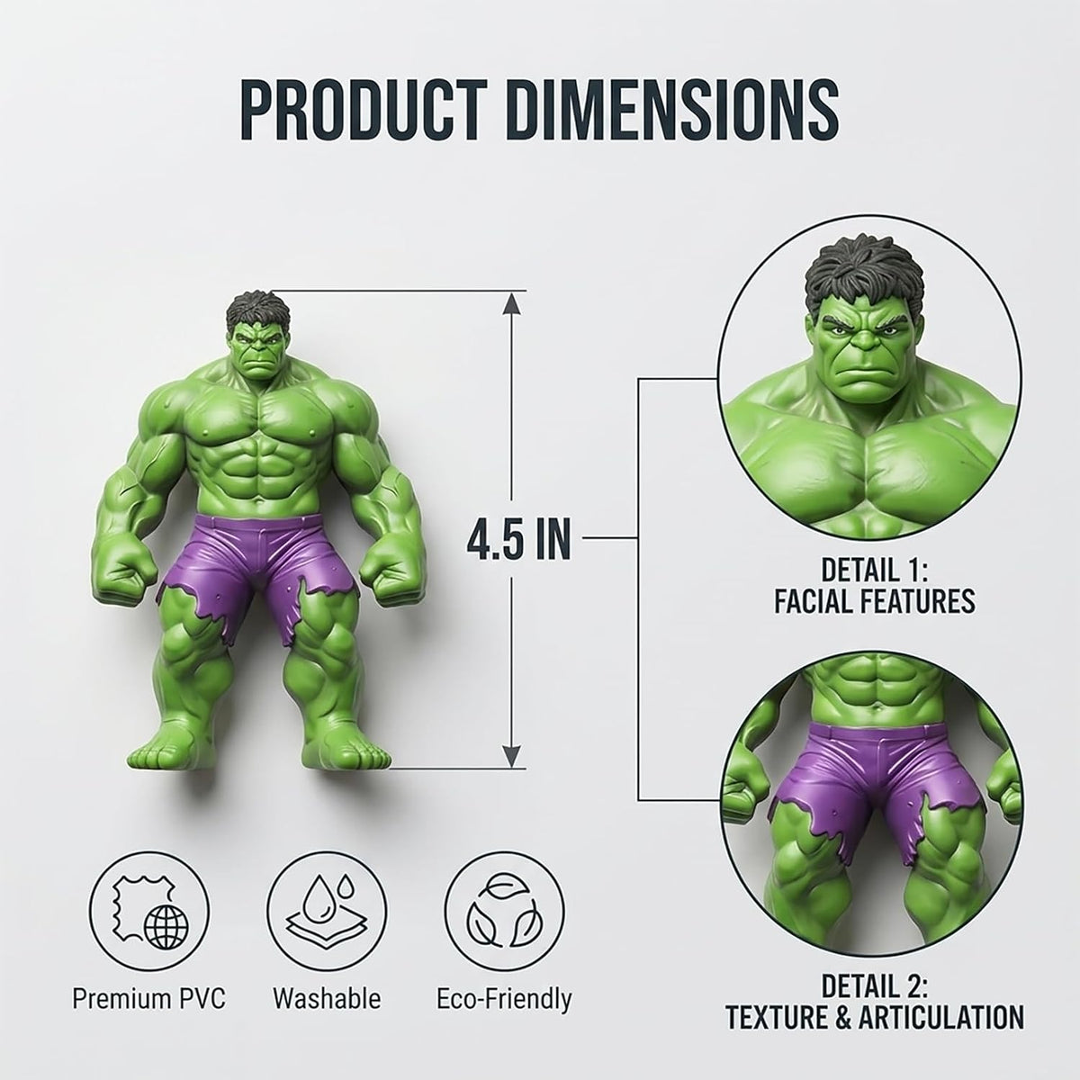 18Pcs Super Hero Figures Toy, 4.5 Inch Cartoon Heroic Legends Miniatures - Collectible PVC Toy Models, Desktop Ornaments Display Playset Gift for Kids & Movie Fans