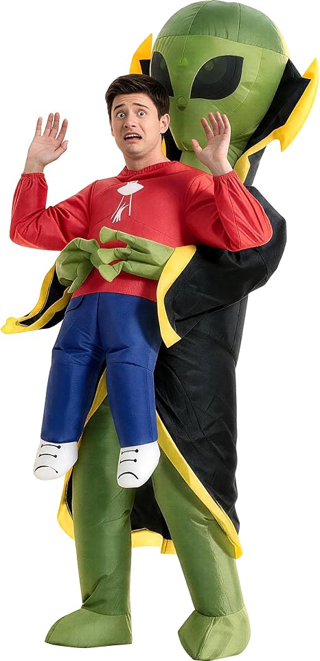 One Casa Inflatable Alien Costume for Adult,Blow Up Halloween Suit