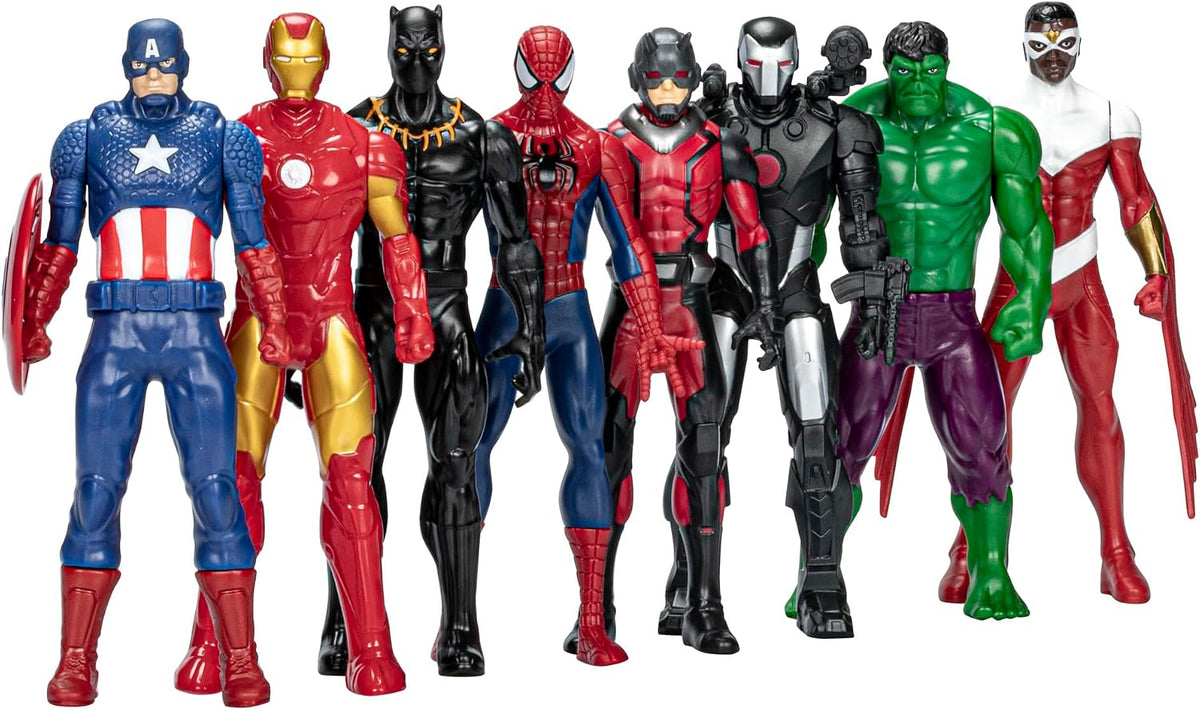 Marvel Avengers Ultimate Protectors Pack, 6-Inch-Scale, 8 Action Figures with Accessories, Super Hero Toys, Toys for Boys and Girls Ages 4 and Up