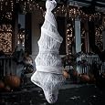 JOYIN 65" Halloween Decoration Cocoon Corpse, Animated Hanging Dead Body Prop Indoor Decor, Corpses Skeleton Outdoor Decor with Full Body Lights and LED Eyes & Spooky Sound for Yard, Haunted House